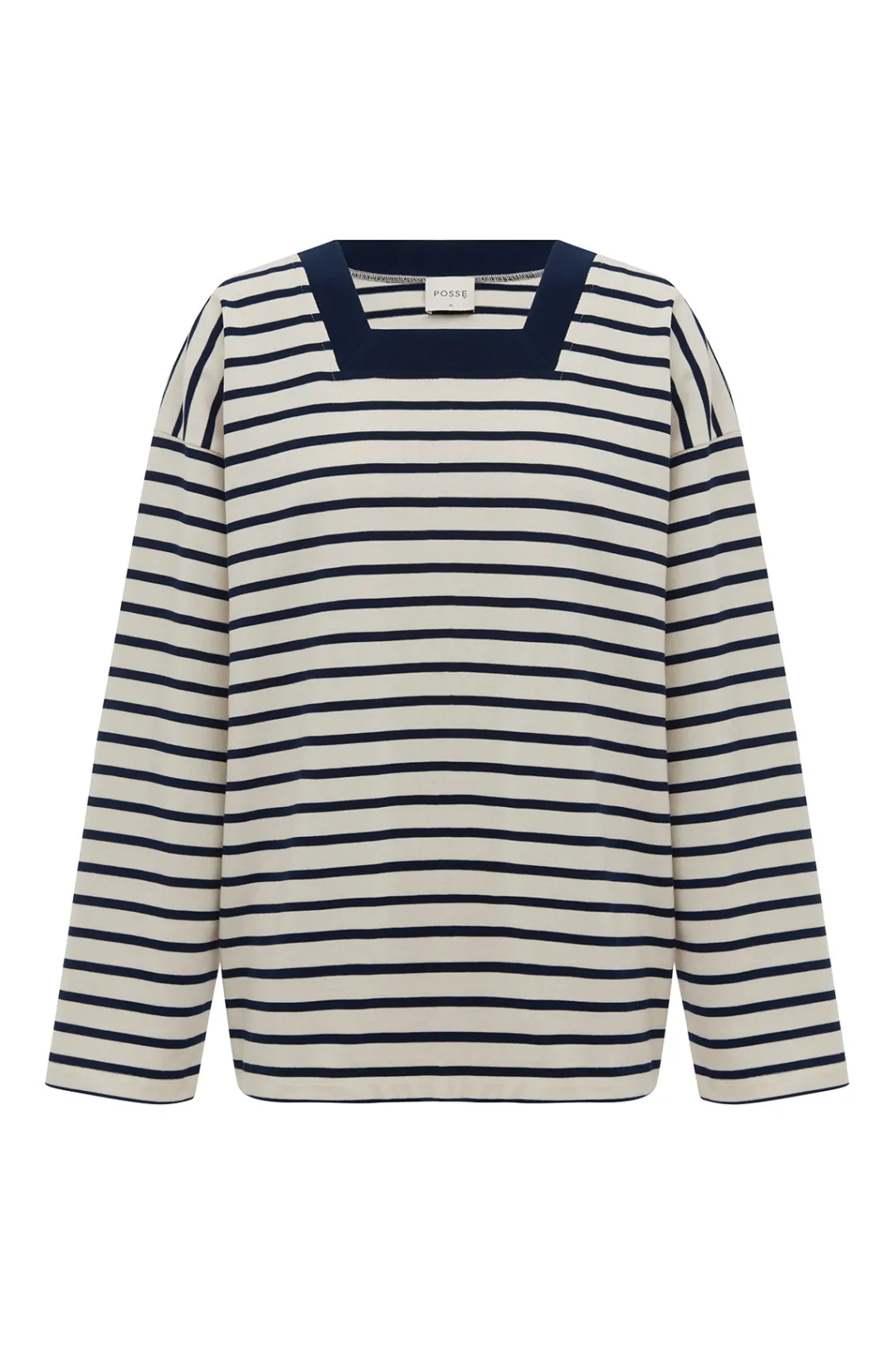 Cheap ARCHIE LONG SLEEVE TOP - NAVY STRIPE Coordinating Sets|Tops