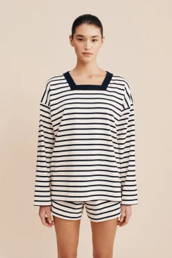 Cheap ARCHIE SHORT - NAVY STRIPE Coordinating Sets|Shorts