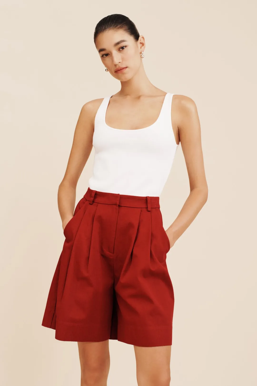 Fashion AXEL SCOOP TANK - Tops