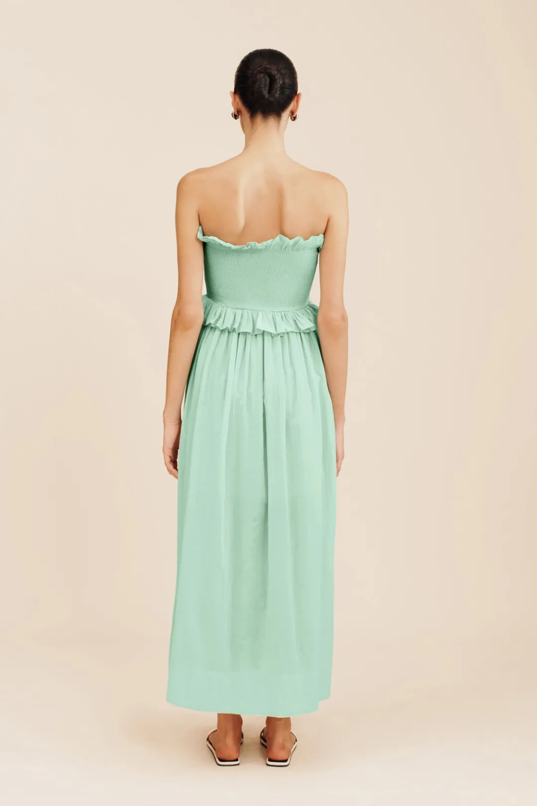 Store COBY STRAPLESS DRESS - COOL MINT Occasional Dresses|Maxi Dresses