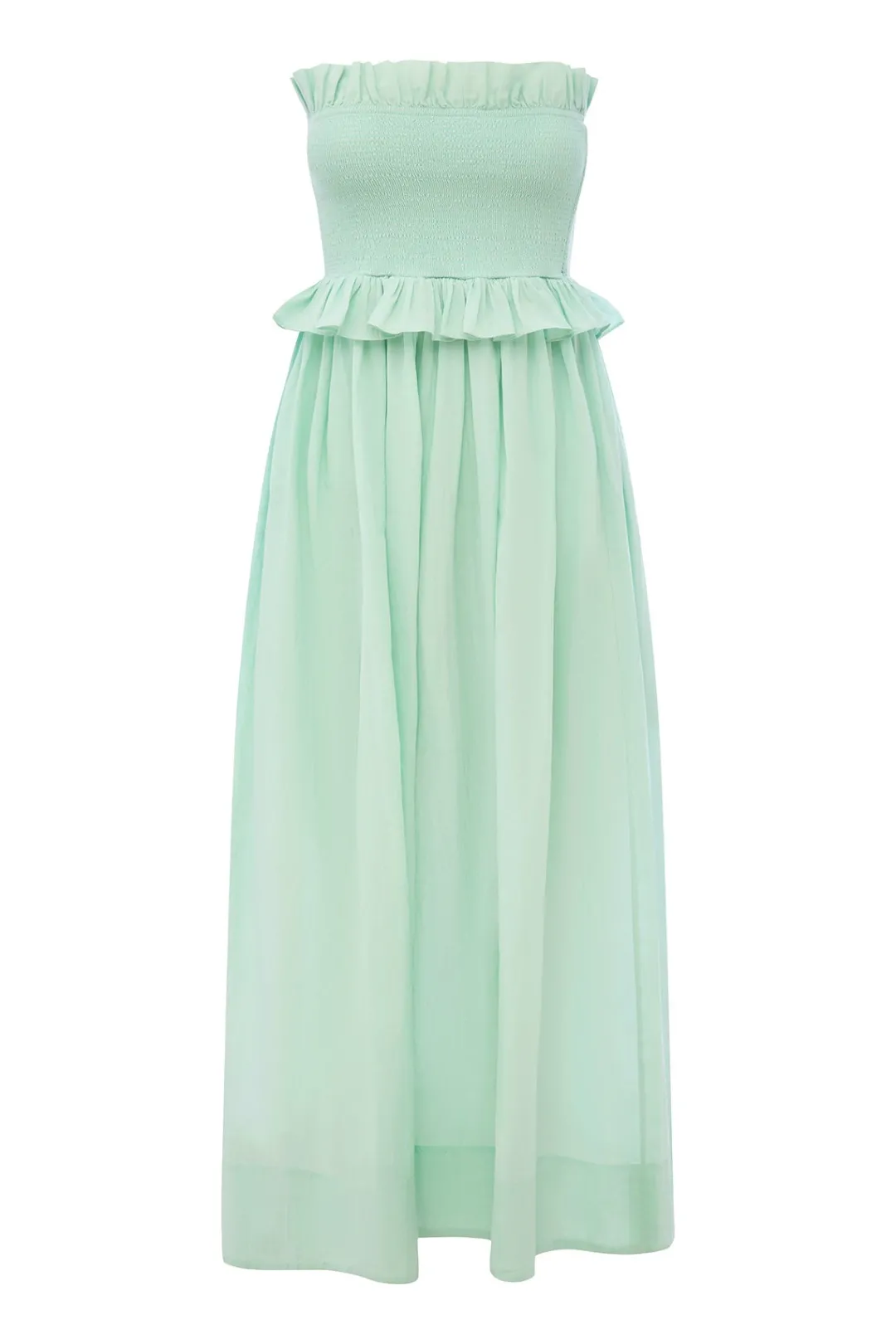 Store COBY STRAPLESS DRESS - COOL MINT Occasional Dresses|Maxi Dresses