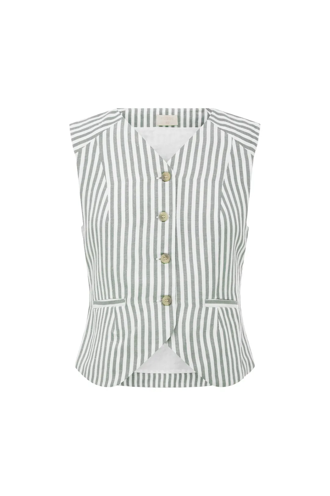 Sale DIANA VEST - SEAGRASS STRIPE Tops