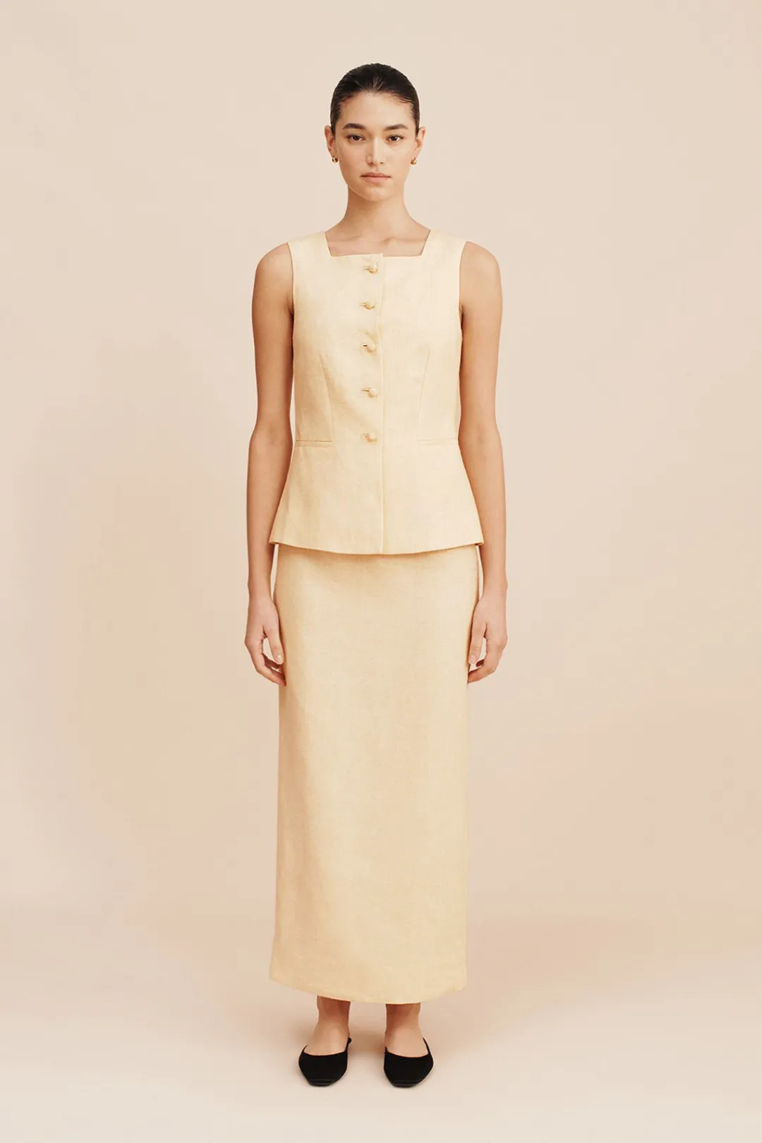 Hot EMMA PENCIL SKIRT - DUSTY CITRON Skirts