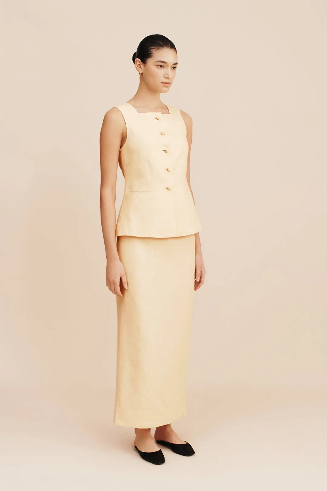 Hot EMMA PENCIL SKIRT - DUSTY CITRON Skirts