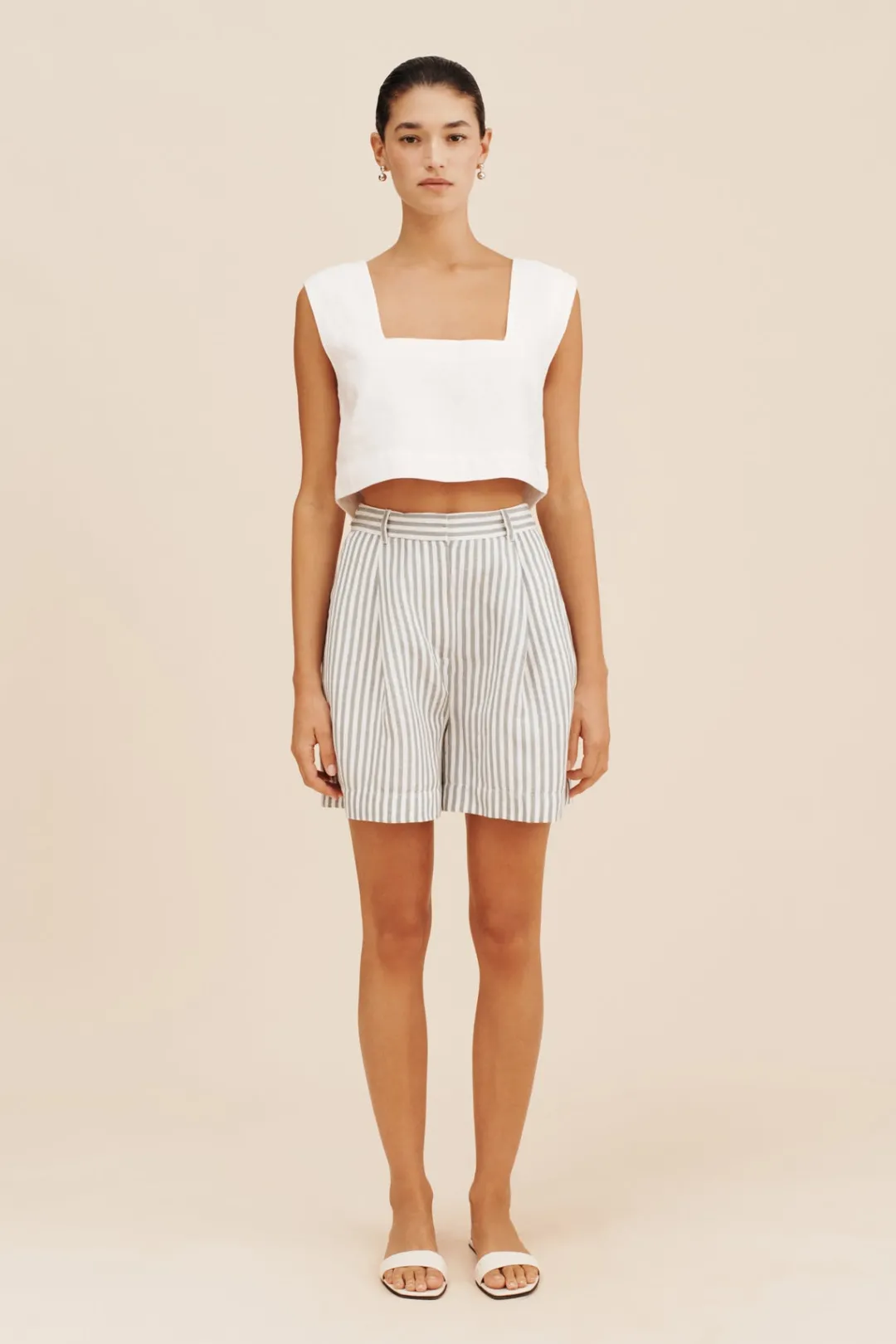 Cheap LORENZO SHORT - SEAGRASS STRIPE Shorts