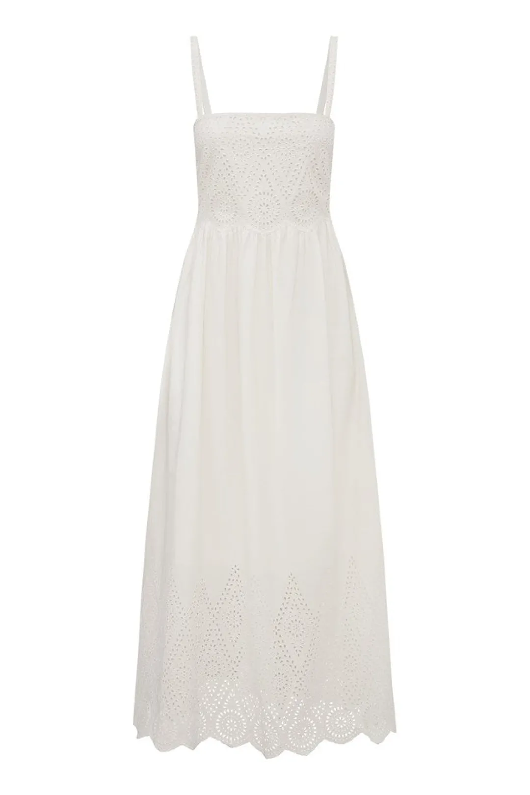 Store LOUISA DRESS - VINTAGE WHITE Maxi Dresses|Dresses