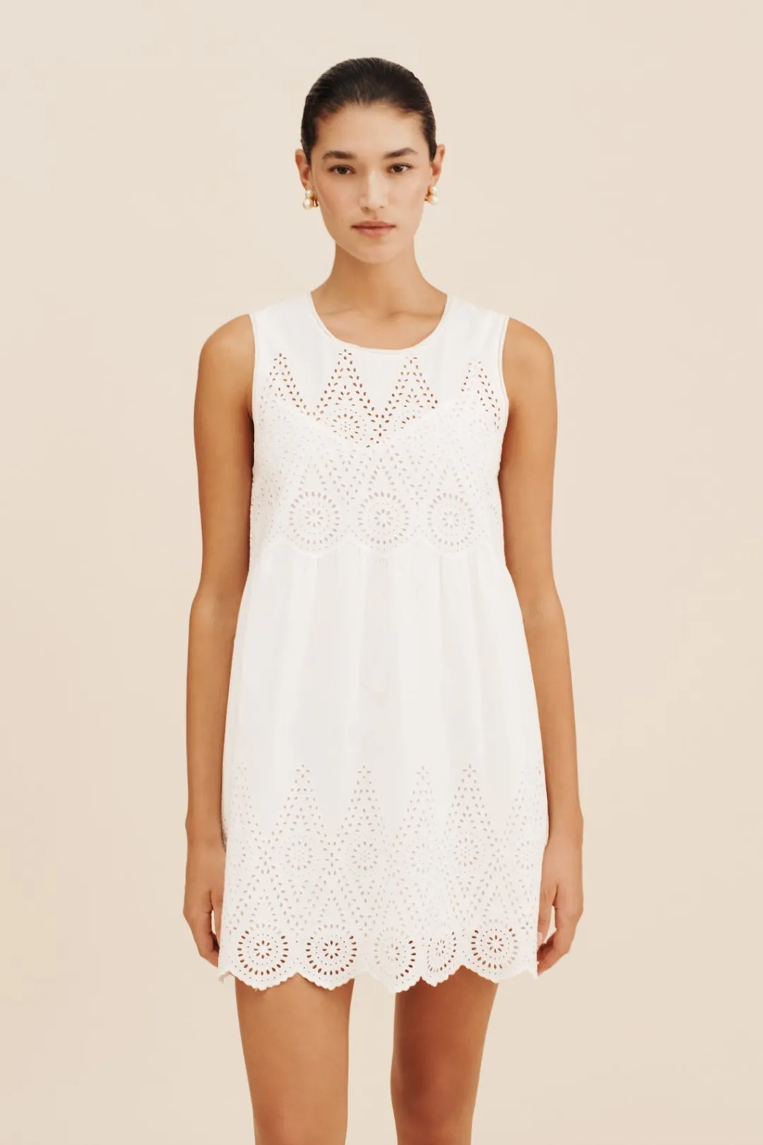 Sale LOUISA MINI DRESS - VINTAGE WHITE Mini Dresses|Dresses