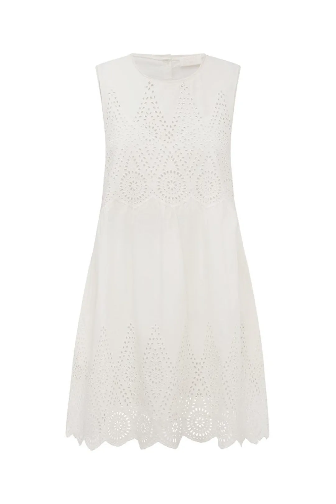 Sale LOUISA MINI DRESS - VINTAGE WHITE Mini Dresses|Dresses