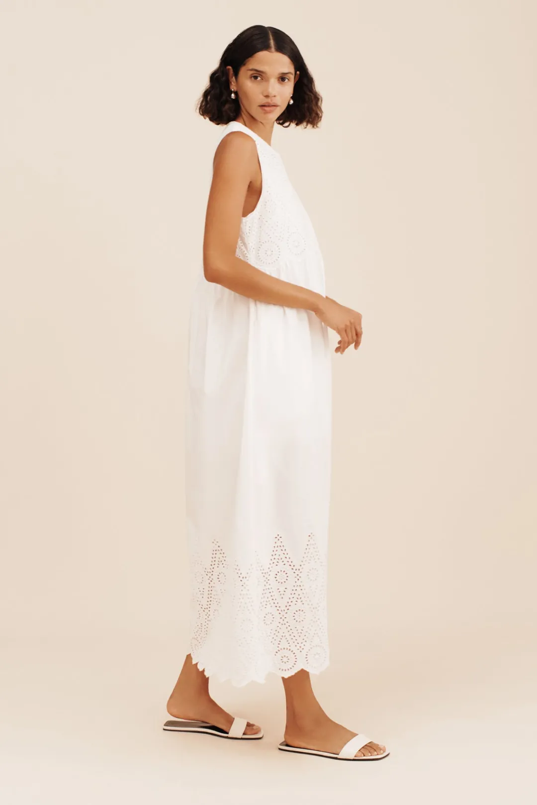 New LOUISA SHIFT DRESS - VINTAGE WHITE Maxi Dresses|Dresses