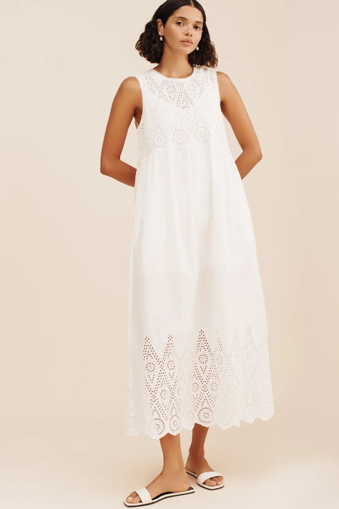 New LOUISA SHIFT DRESS - VINTAGE WHITE Maxi Dresses|Dresses