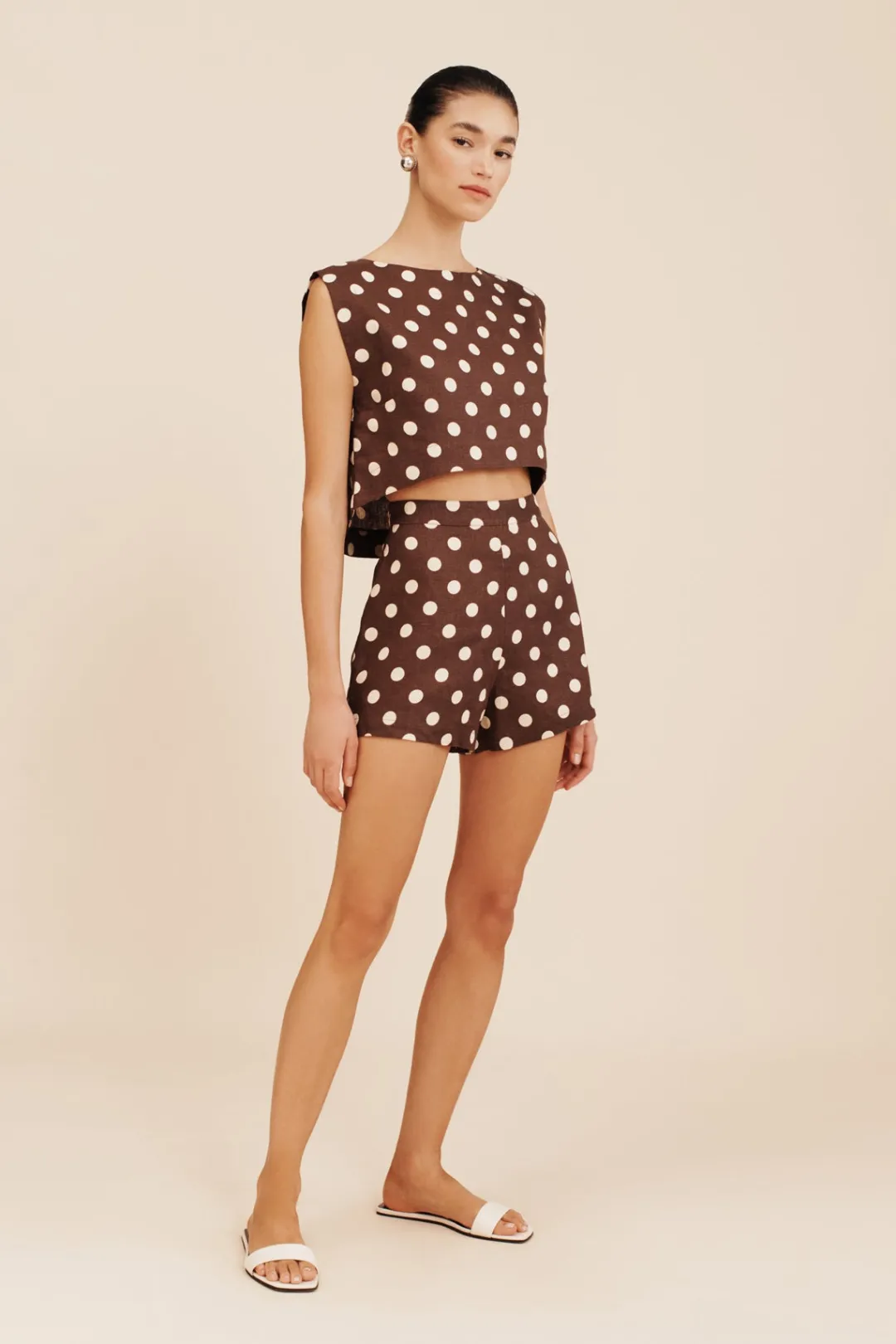 Hot MARTINA CROP TOP - POLKA DOT Tops