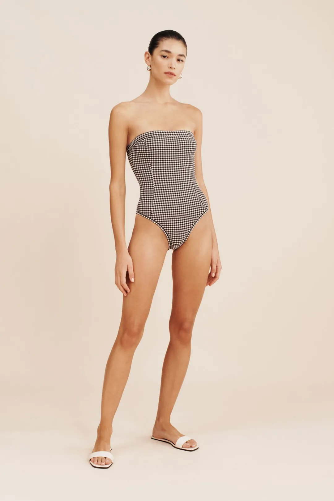 Cheap NORA ONE-PIECE - GINGHAM Swimwear