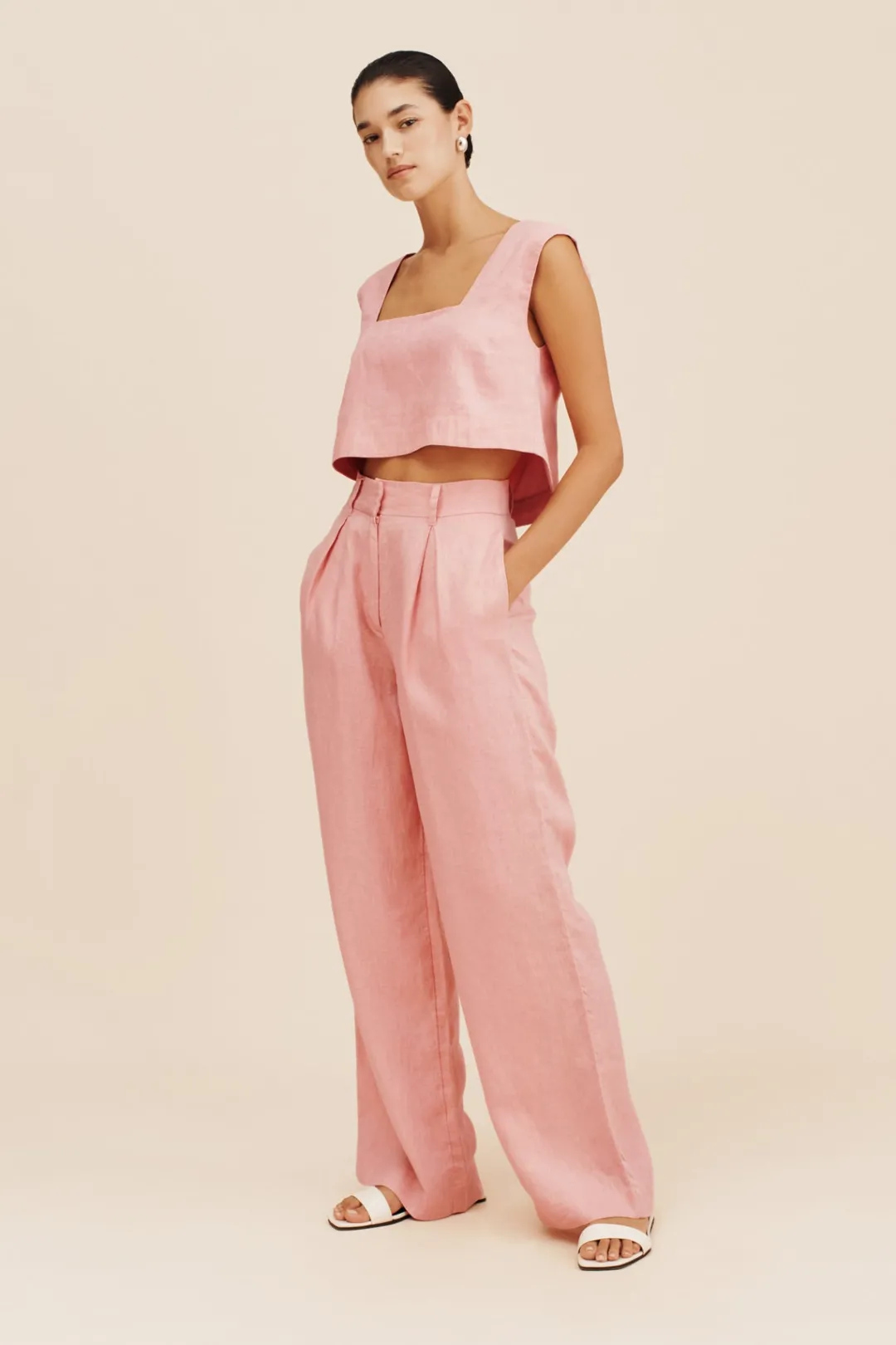 Online PRESLEY TROUSER - PINK SALT Trousers
