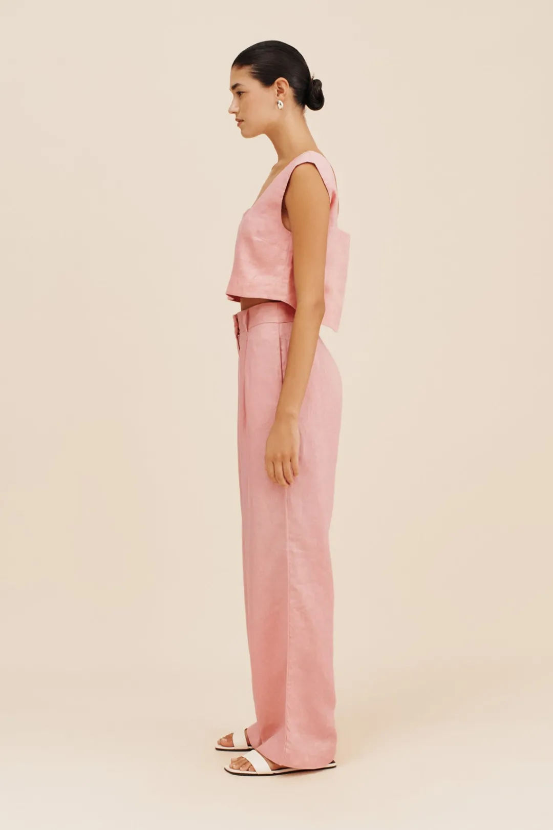 Online PRESLEY TROUSER - PINK SALT Trousers