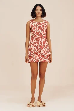 Clearance ROMEO MINI SKIRT - SCARLET BLOOM Coordinating Sets|Skirts