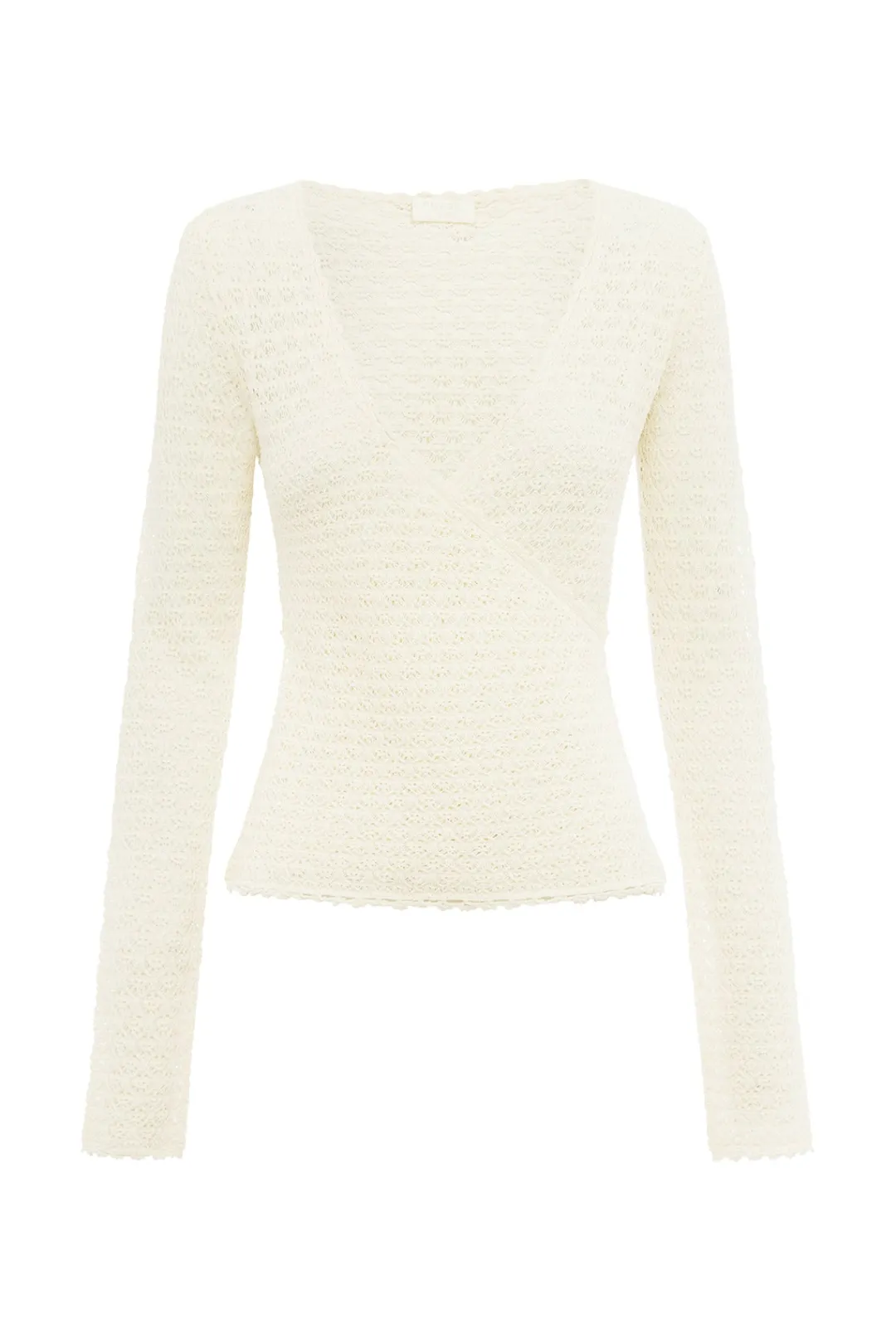 Store ROMY WRAP TOP - Knitwear|Tops