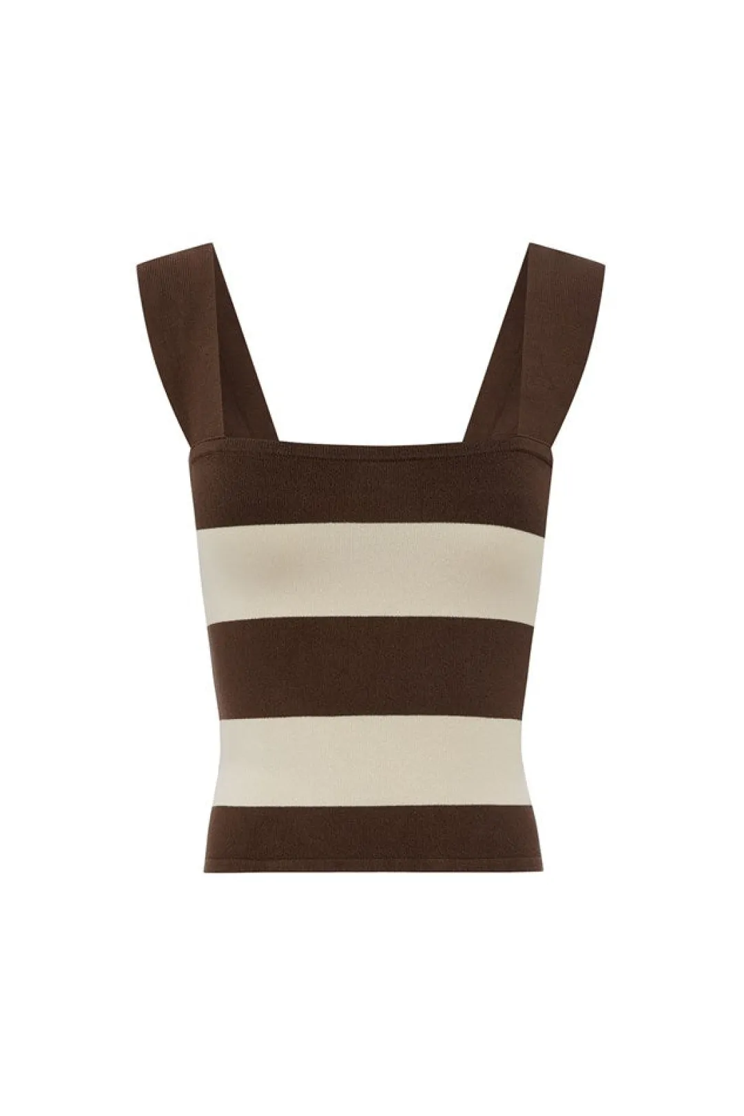 Best THEO CAMI - CHOCOLATE STRIPE Knitwear|Tops