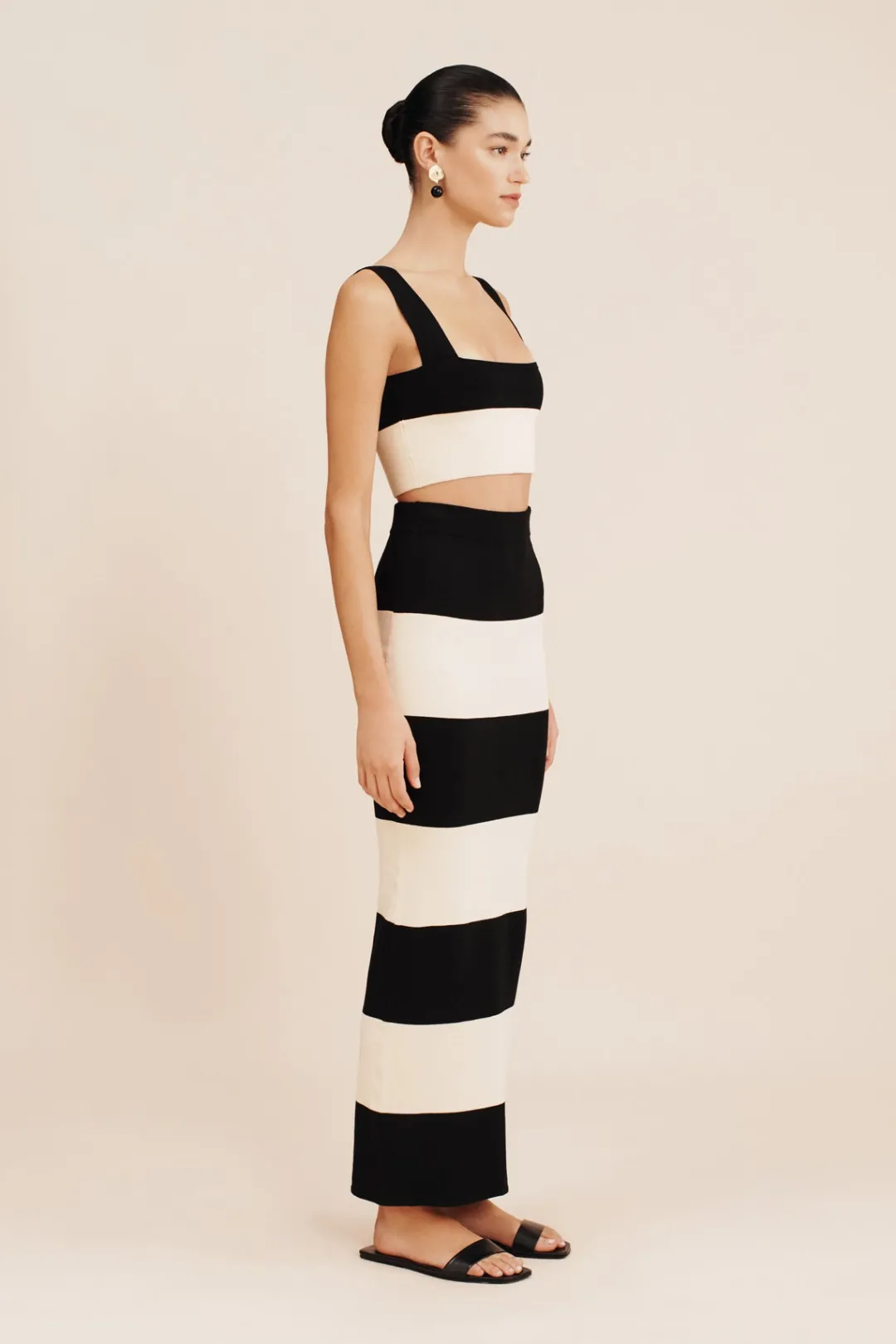 Discount THEO SKIRT - BLACK STRIPE Coordinating Sets|Skirts