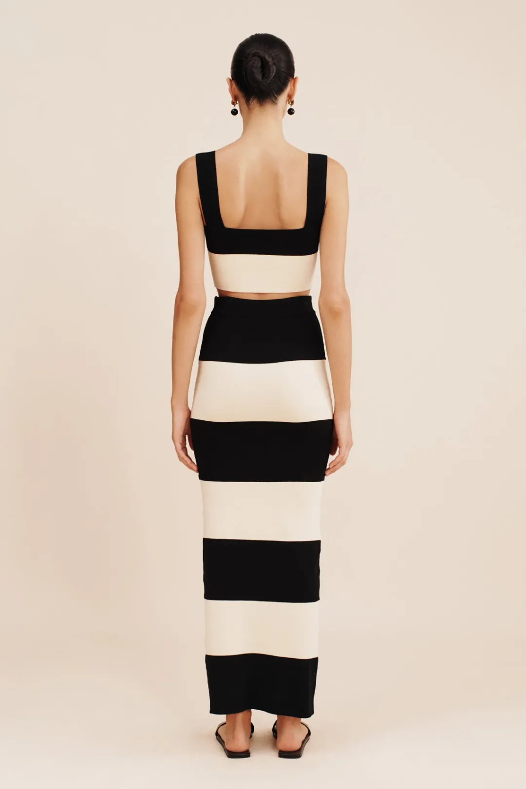 Discount THEO SKIRT - BLACK STRIPE Coordinating Sets|Skirts