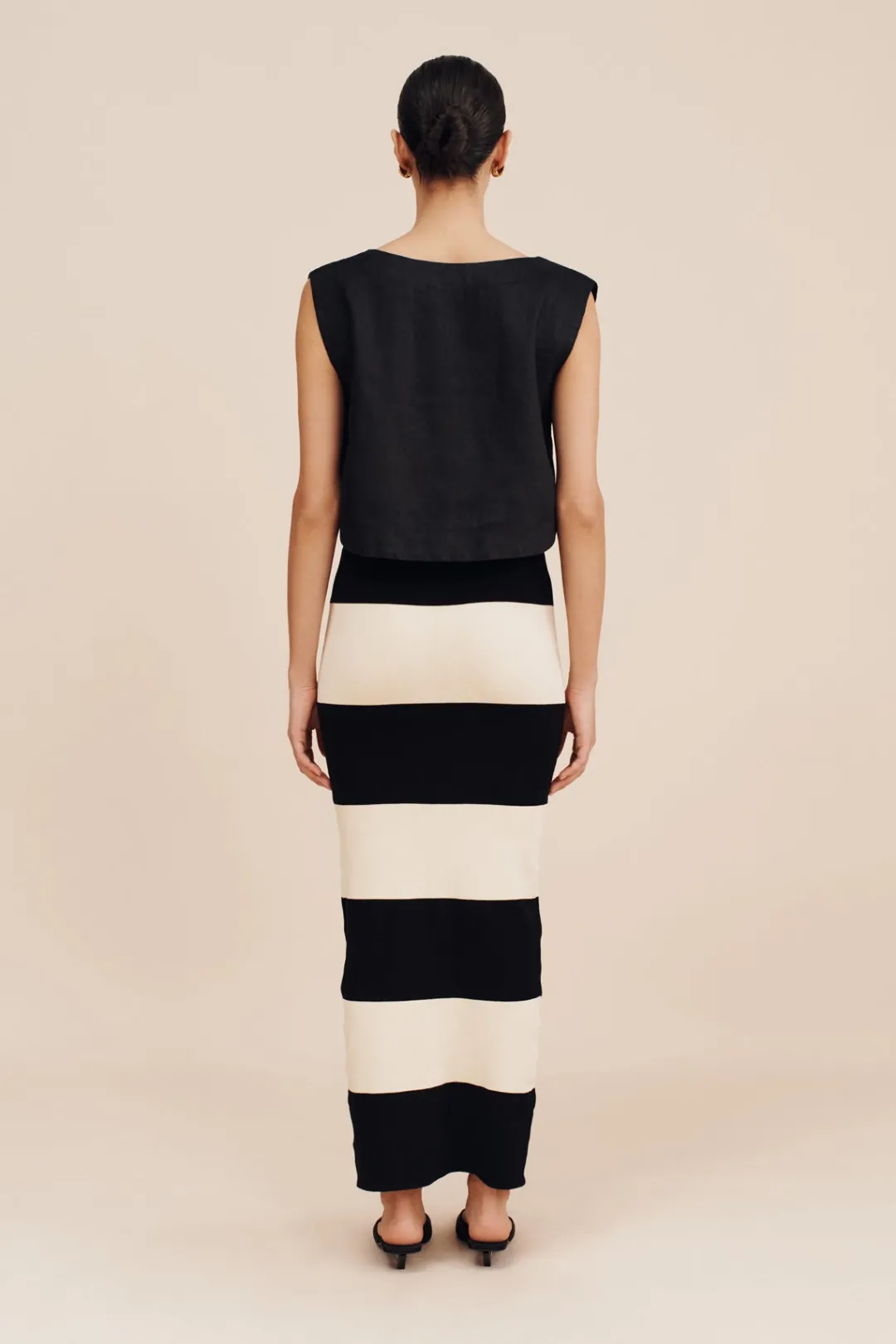 Discount THEO SKIRT - BLACK STRIPE Coordinating Sets|Skirts