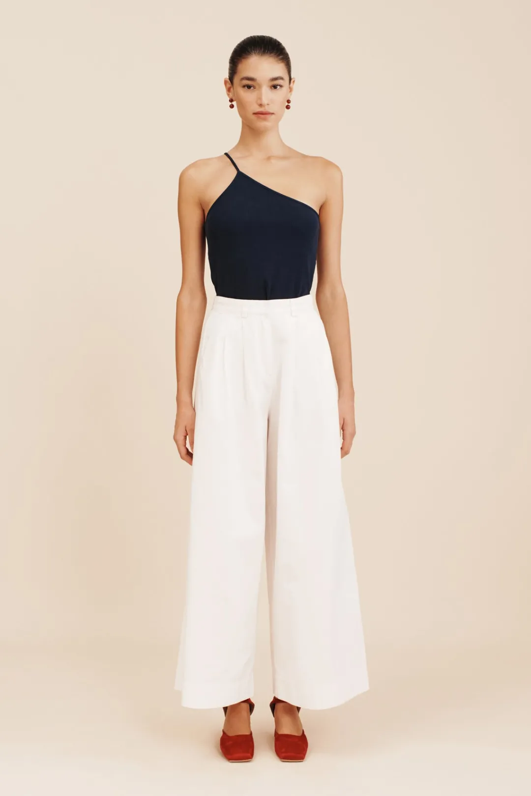 Shop WESLEY TROUSER - VINTAGE WHITE Trousers