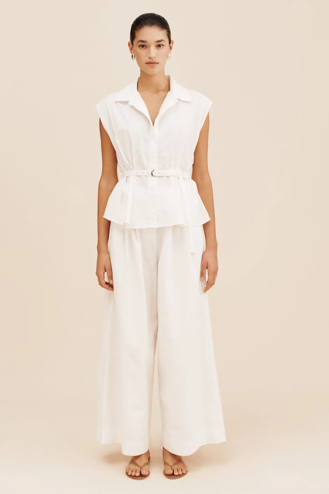 Shop WESLEY TROUSER - VINTAGE WHITE Trousers
