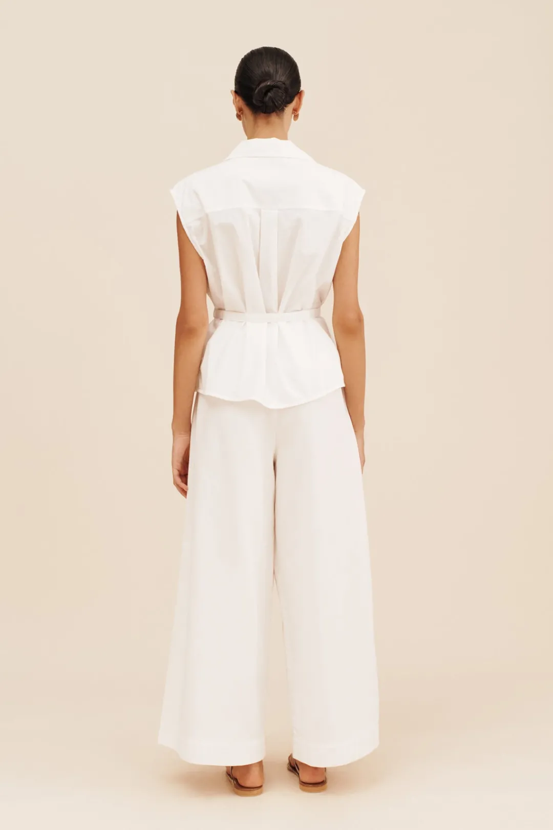 Shop WESLEY TROUSER - VINTAGE WHITE Trousers